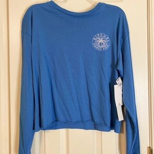 NWT Rip curl blue long sleeve shirt
